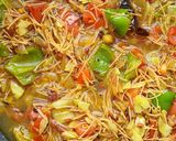 A picture of step 4 of Mix Vegetables Vermicelli Upma.