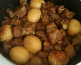 Hình bước làm 8 của món Sườn non kho trứng