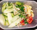 Hình bước làm 1 của món Canh chua thịt bò