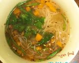 รูปขั้นตอนการทำที่ 3 ของ เฝอกับซุปผักรวม Vegan food(No animals,No eggs,No milk,No Honey)