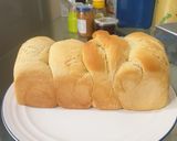Foto langkah ke 3 dari resep Roti tawar tanpa oven tanpa telur.