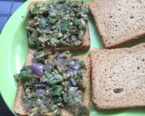 A picture of step 1 of Green Chutney Sandwich.