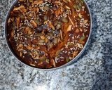A picture of step 8 of Wheat Jaggery Cake.