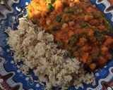 A picture of step 7 of Sweet potato peanut curry.