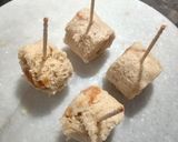 A picture of step 4 of Stuffed Bread lollipops.