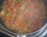 A picture of step 5 of Triclour vermicilli.