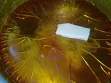 Tarta invertida de manzana