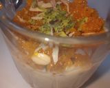 A picture of step 3 of Motichoor Rabri parfait.