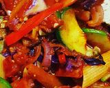 Foto del paso 9 de la receta: Salteado veraniego de fideos fácil