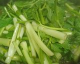 Hình bước làm 1 của món Canh cá diêu hồng nấu cần nước