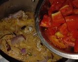 A picture of step 2 of Desi chicken biryani.