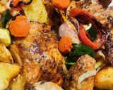 Foto del paso 7 de la receta: Pollo asado con verduras (airfryer)