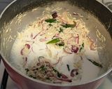 A picture of step 5 of Coconut milk rice.