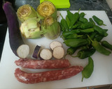 Foto del paso 1 de la receta: Combi de longaniza y verduras