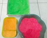 Foto langkah ke 2 dari resep Ongol ongol Rainbow (kelanting pelangi).