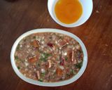 Hình bước làm 1 của món Mắm chưng