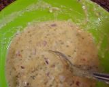 A picture of step 2 of Moong sprouts chilla.