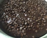 A picture of step 6 of Eggless Chocolate Cake.