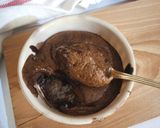 Foto langkah ke 8 dari resep Choco souffle lumer 2 bahan 🍫🥚.