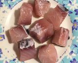 A picture of step 1 of Chilli Fish.
