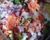 A picture of step 2 of Jowar masala roti.