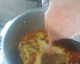 A picture of step 7 of Kadhi khichri & Gurde ka Salan ki thaali.