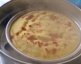 A picture of step 5 of Crimson Glow Dhokla – Oil-Free Steamed Snack‌ with Red chilli Jam.