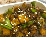 Foto langkah ke 8 dari resep Kentang Manis Daging Cincang Saus Teriyaki.