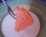 Foto langkah ke 7 dari resep Bolu strawberry keto.