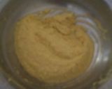 A picture of step 2 of Rikwach/colcasia leaves pakora.