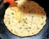 A picture of step 4 of Aloo Paratha.