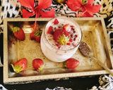A picture of step 3 of CHIA STRAWBERRY PUDDING 🍮(Vegan chia seeds pudding).