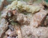 A picture of step 3 of Mughlai badami chicken masala boti.