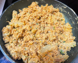 Foto del paso 3 de la receta: Revuelvo de soja texturizada con papas sin huevos