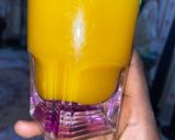 A picture of step 1 of Mango 🥭 juice.