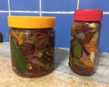 Foto del paso 6 de la receta: Pencas de remolacha y berenjenas en escabeche