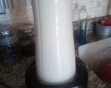 A picture of step 2 of Hemp Milk.