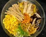 Hình bước làm 11 của món Bún thang
