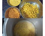 A picture of step 1 of Dal Palak Or Spinach Dal.