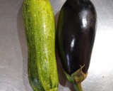 Foto del paso 1 de la receta: Berenjena y zucchini rellenos