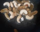 A picture of step 1 of Nendrum banana noruku (banana halwa).