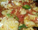 Foto langkah ke 8 dari resep Balado buntut selimut & tahu geprek.