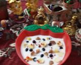 A picture of step 4 of Kesar pista mousse.
