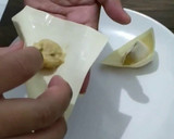 Foto langkah ke 5 dari resep Pangsit Goreng isi Ayam.