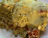 A picture of step 4 of Creamy Pesto Chicken Lasagna.