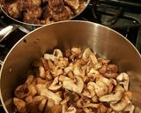 A picture of step 5 of Swedish Meatballs and Egg Noodles in a Creamy Sauce.