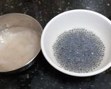 A picture of step 1 of Isabgol Rose Sharbet.