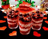 عکس مرحله 2 از دستور جارکیک ردولوت ❤‌ Red Velvet Jar Cake