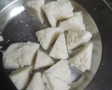 A picture of step 1 of Fried Idli Snack.