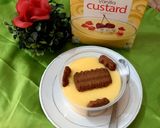 A picture of step 7 of Vanilla custard with candi biscuit 🍪 🍪.